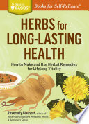 Herbs for Long Lasting Health Book