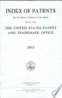 Index Of Patents Issued From The United States Patent And Trademark Office