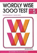 WORDLY WISE 3000 TEST BOOK  5 SECOND EDITION  2     Wordly Wise 3000            Book
