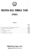 Prentice-Hall Federal Taxes