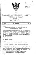 The Sarawak Government Gazette