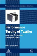 Performance Testing of Textiles Book