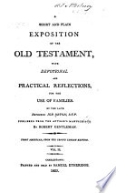 A Short and Plain Exposition of the Old Testament