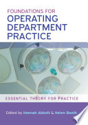 Foundations For Operating Department Practice  Essential Theory For Practice Book