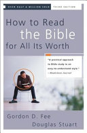 How to Read the Bible for All Its Worth Book