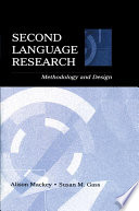 Second Language Research Book