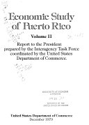 Economic Study of Puerto Rico