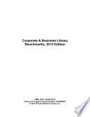 Corporate   Business Library Benchmarks 2013 Edition Book