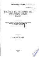 Industrial Health hazards and Occupational Diseases in Ohio     Book