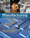 Manufacturing Engineering and Technology Book