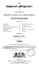 The Imperial magazine; or, Compendium of religious, moral, & philosophical knowledge. Vol.1-12. 2nd ser. (ed. by S. Drew). Vol.1-4