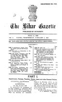 The Bihar Gazette Book