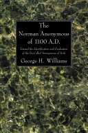 The Norman Anonymous of 1100 A D