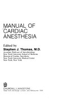 Manual of Cardiac Anesthesia Book