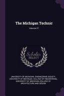 The Michigan Technic;