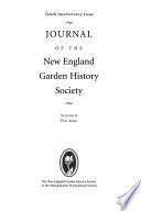 Journal of the New England Garden History Society
