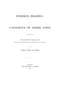 Numismata Hellenica  a Catalogue of Greek Coins