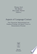 Aspects of Language Contact
