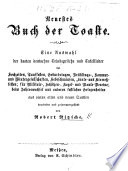 Neuestes Buch der Toaste ... zusammengestellt von R. Nitzsche