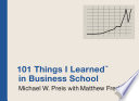 101 Things I Learned    in Business School