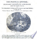 The Poetical Epitome  Or  Elegant Extracts  in Poetry  Abridged from the Larger Volume  of V  Knox   Etc Book