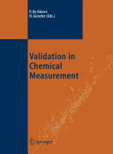 Validation in Chemical Measurement