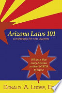 Arizona Laws 101 Book