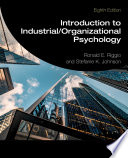 Introduction to Industrial/Organizational Psychology