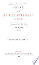 The English Catalogue of Books Book
