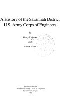 A History of the Savannah District, U.S. Army Corps of Engineers