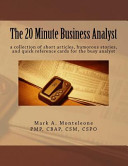 The 20 Minute Business Analyst Book