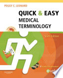 Quick   Easy Medical Terminology Book PDF