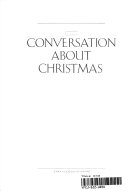 A Conversation about Christmas