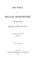 The Works of William Shakespeare: Macbeth. Hamlet. King Lear. Othello. Antony and Cleopatra. Cymbeline