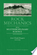 Rock Mechanics as a Multidisciplinary Science Book