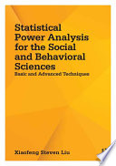Statistical Power Analysis for the Social and Behavioral Sciences Book
