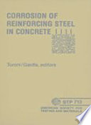 Corrosion of Reinforcing Steel in Concrete