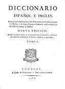 Diccionario Espanol E Ingles; A Dictionary, English and Spanish
