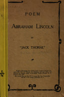 Poem, Abraham Lincoln