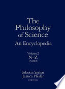 The Philosophy of Science  N Z  Index