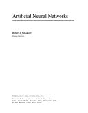Artificial Neural Networks Book