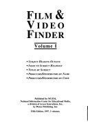 Film   Video Finder Book