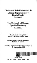 Diccionario de la Universidad de Chicago Inglés-español Y Español-inglés