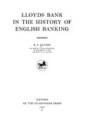 Lloyds Bank in the History of English Banking