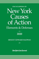 Encyclopedia of New York Causes of Action 2020