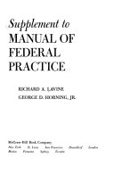 Manual of Federal Practice