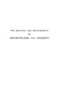 The Meaning and Measurement of Neuroticism and Anxiety
