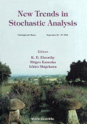 New Trends In Stochastic Analysis  Proceedings Of The Tanaguchi International Symposium