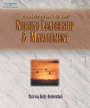 Essentials of Nursing Leadership   Management