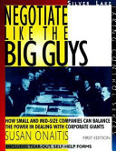 Negotiate Like the Big Guys